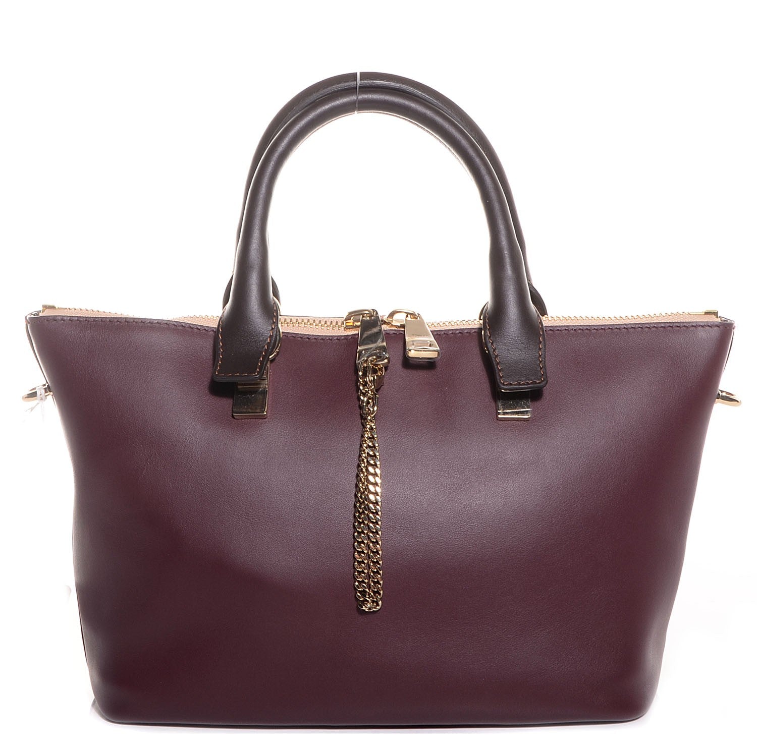 Chloe Smooth Calfskin Small Baylee Tote Purple 1 of 8