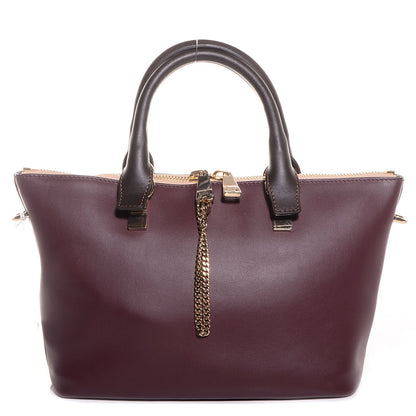 Chloe Smooth Calfskin Small Baylee Tote Purple 1 of 8