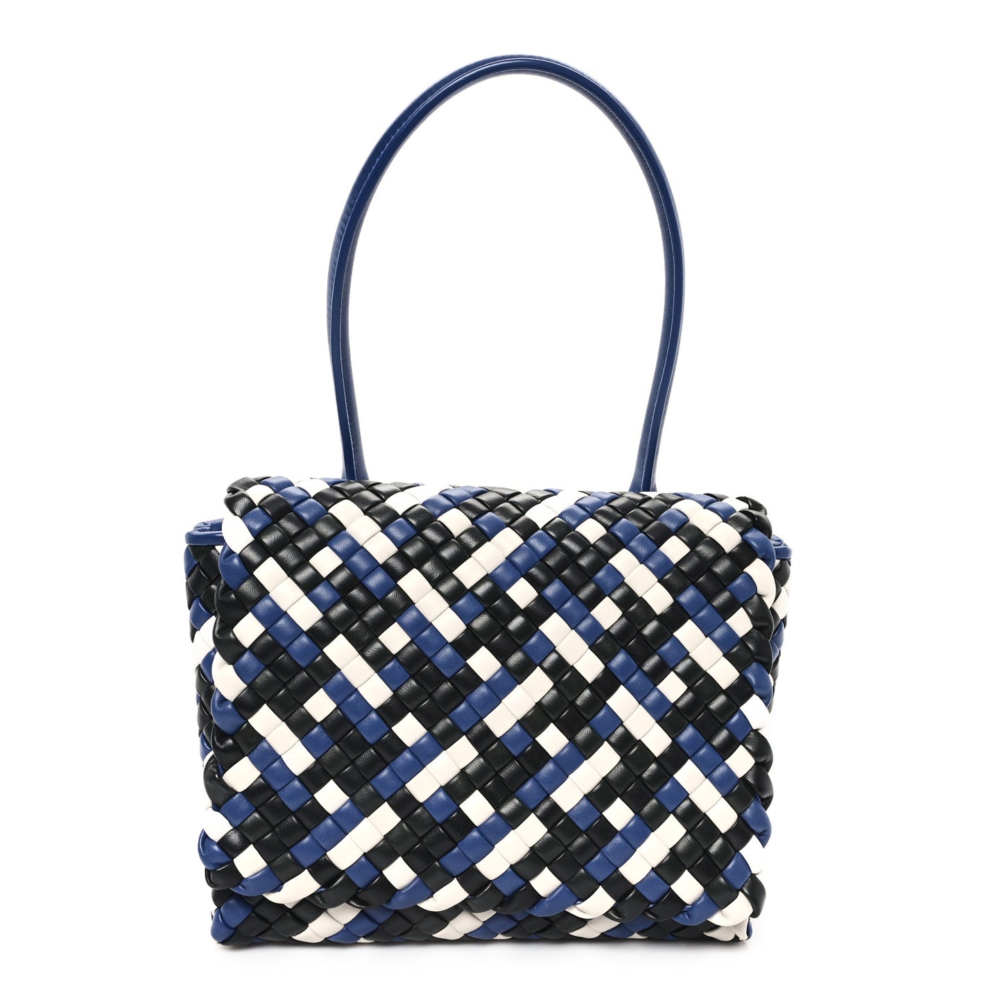 Nappa Intrecciato Patti Top Handle Bag  Cruise Multicolor