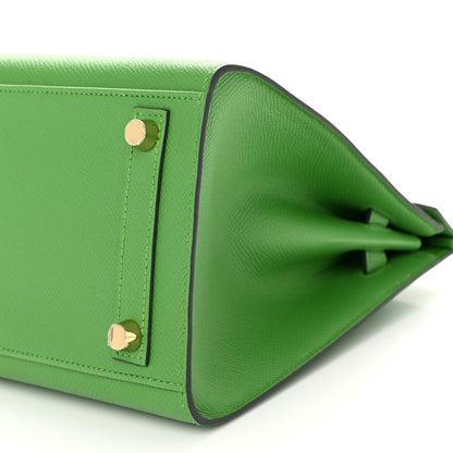 Hermes Epsom Birkin Sellier 25 Vert Yucca 10 of 11