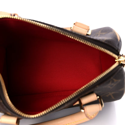 Louis Vuitton Monogram Speedy Bandouliere 20 Black 5 of 8