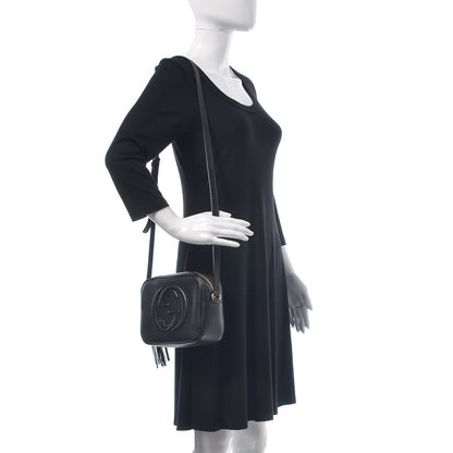 Gucci Pebbled Calfskin Small Soho Disco Bag Black 2 of 7