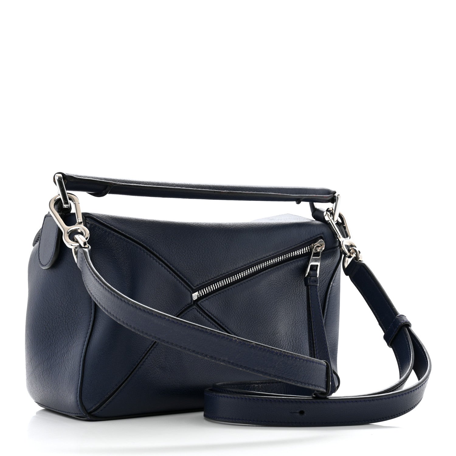 Loewe Calfskin Small Puzzle Bag Marine 3 of 16