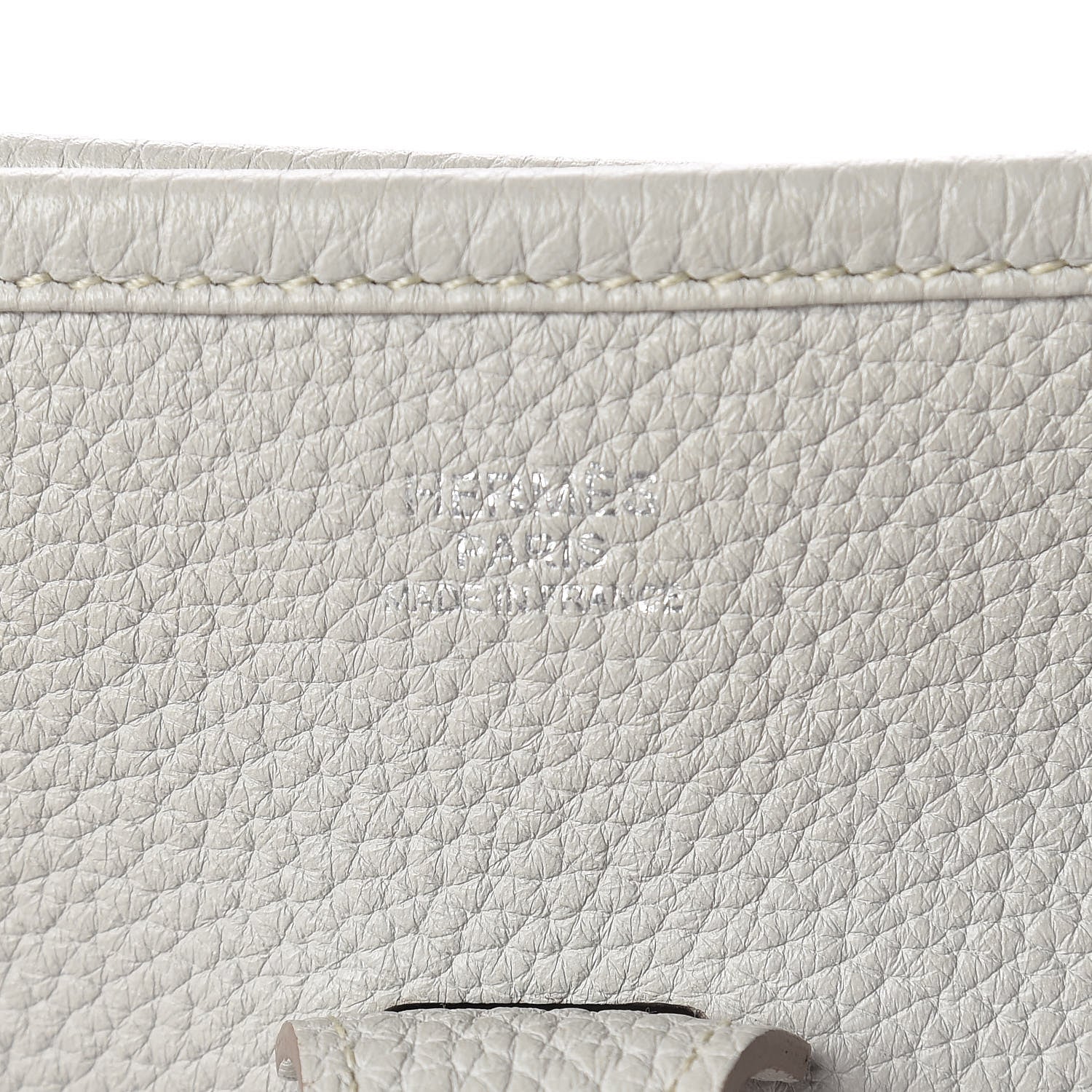 Hermes Taurillon Clemence Evelyne III PM Gris Perle 6 of 17