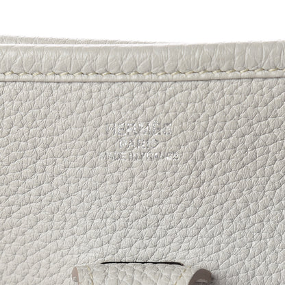 Hermes Taurillon Clemence Evelyne III PM Gris Perle 6 of 17