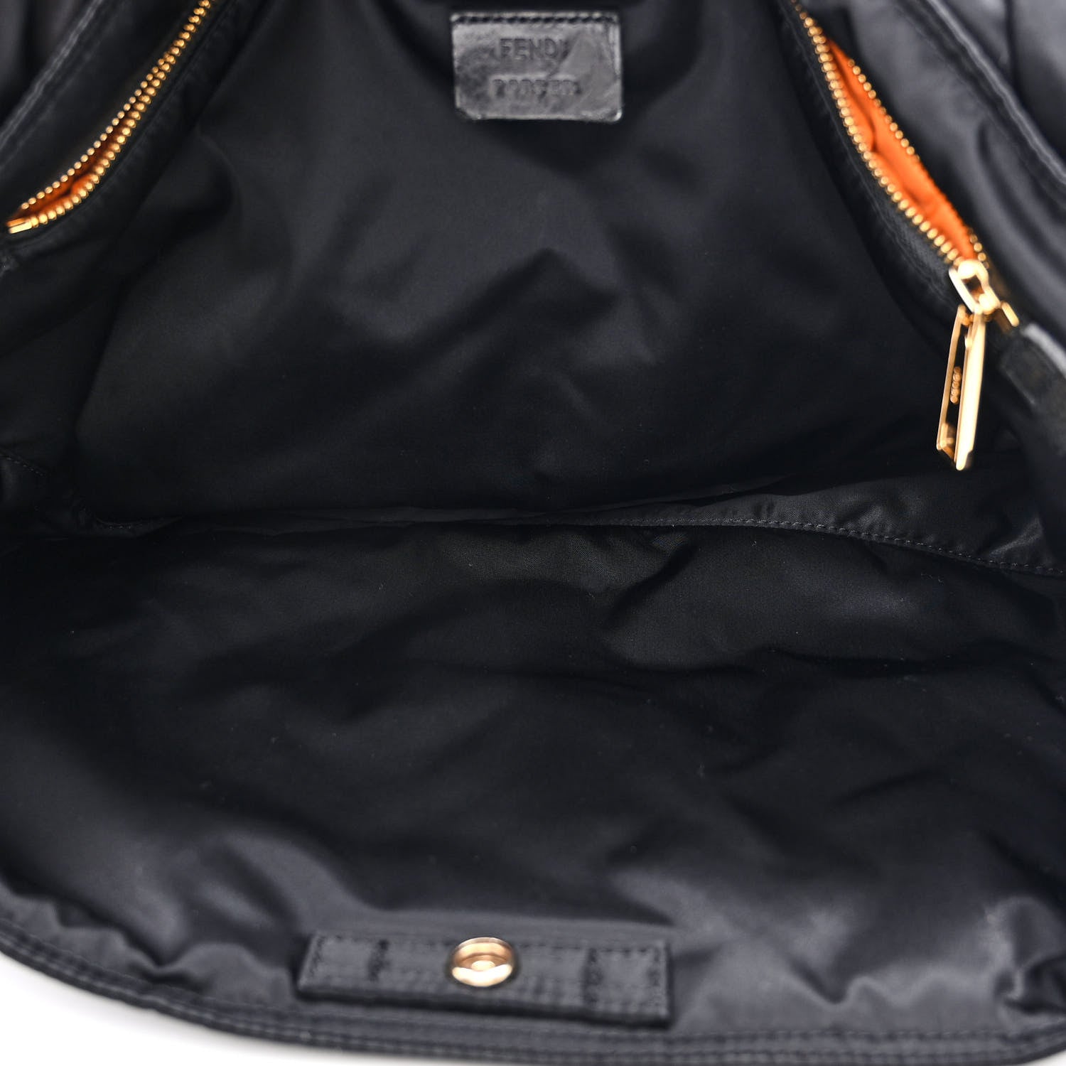 Fendi X PORTER Nylon XL Belt Baguette Bag Black 5 of 13