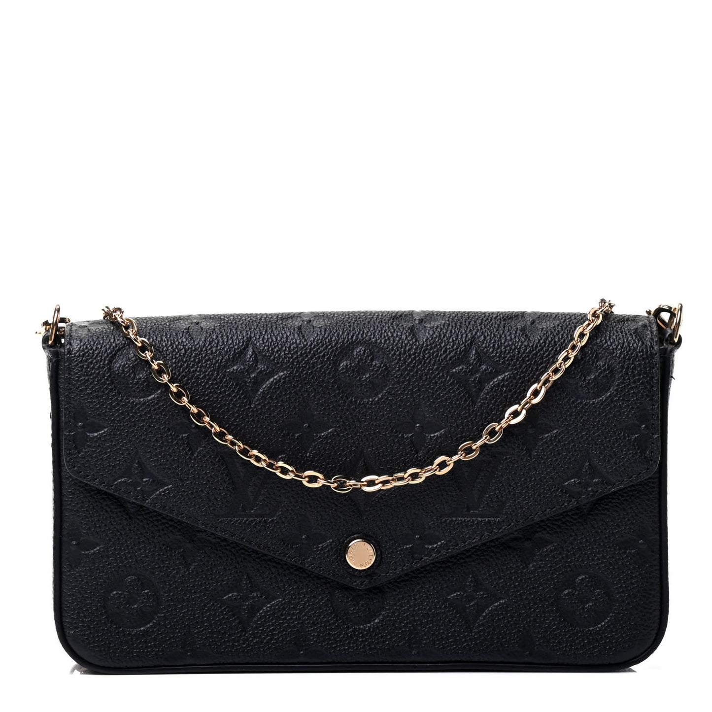 Empreinte Pochette Felicie Chain Wallet Black