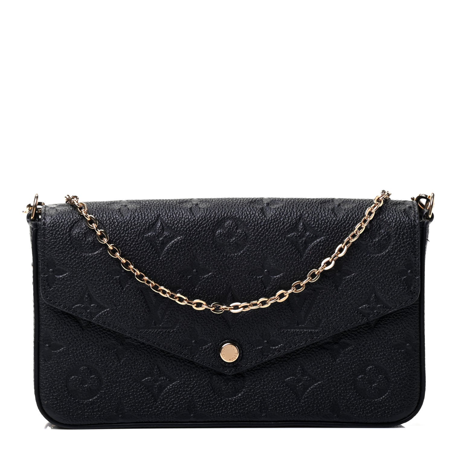Louis Vuitton Empreinte Pochette Felicie Chain Wallet Black 1 of 4