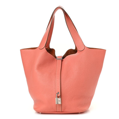 Hermes Taurillon Clemence Picotin 26 GM Crevette 1 of 11