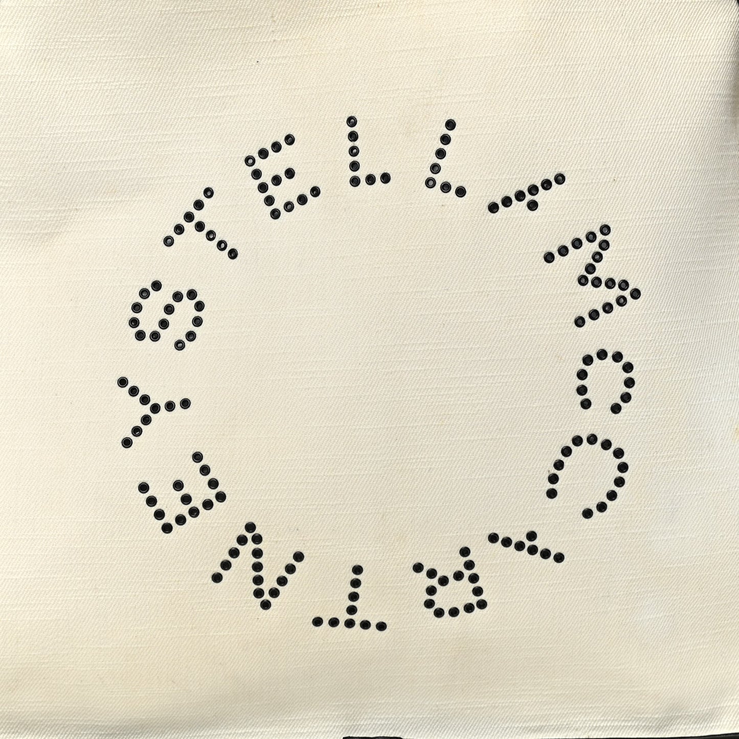 Eco Denim Logo Tote White