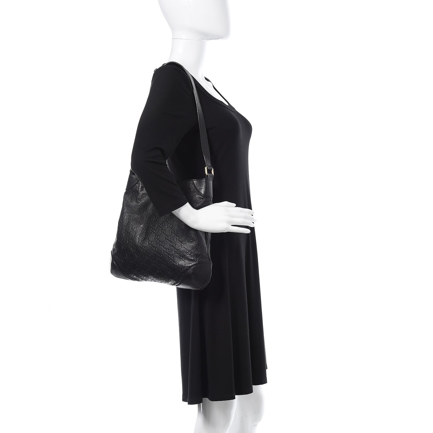 Gucci Guccissima Hobo Black 2 of 11