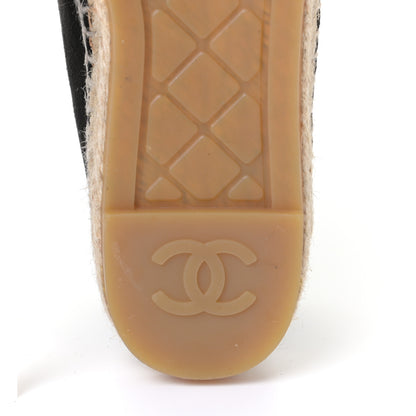 Chanel Suede CC Espadrilles 36 Black 16 of 17