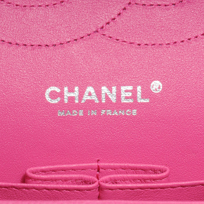 Chanel Iridescent Caviar Jumbo Double Flap Hot Pink 7 of 8