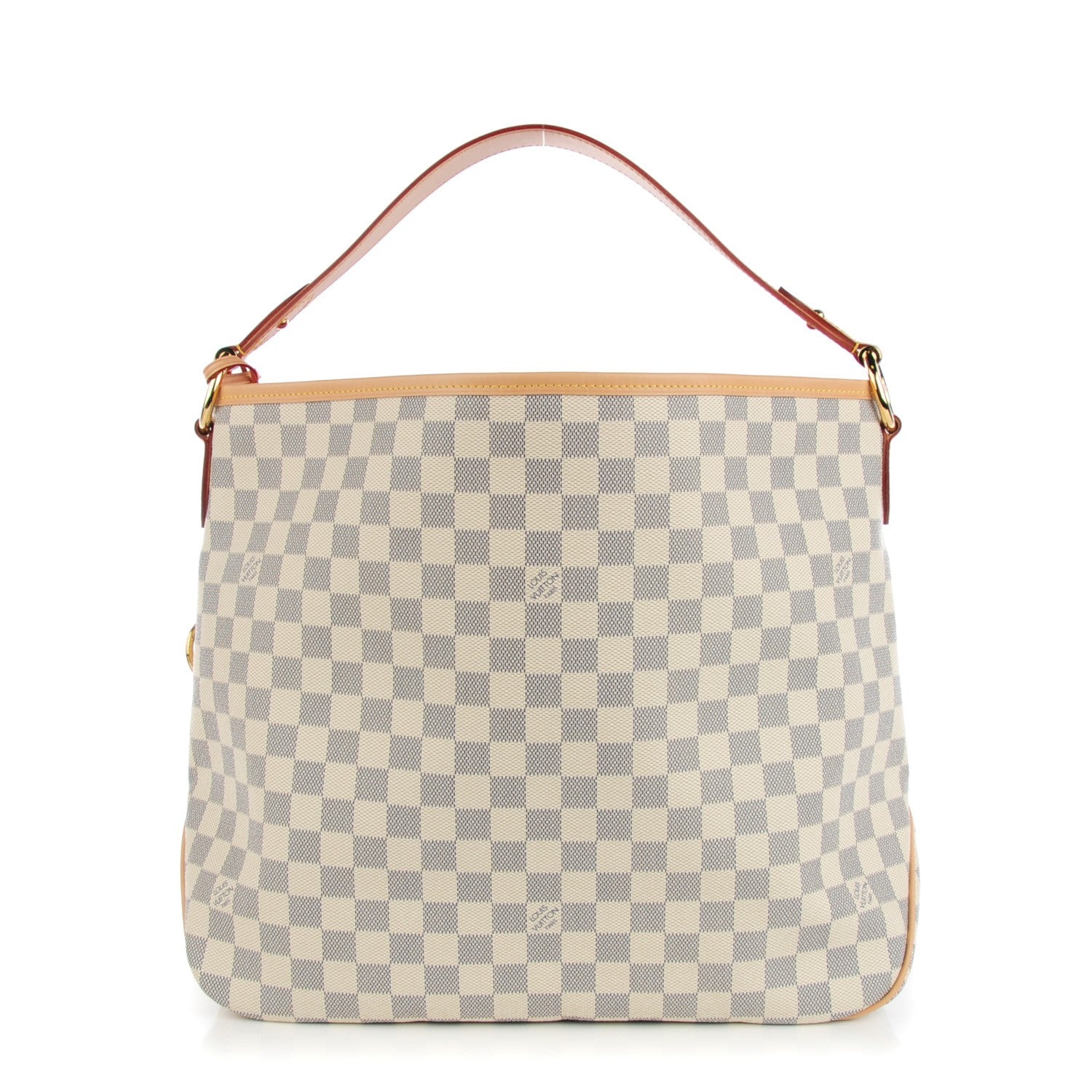 Louis Vuitton Damier Azur Delightful MM Pink 1 of 8