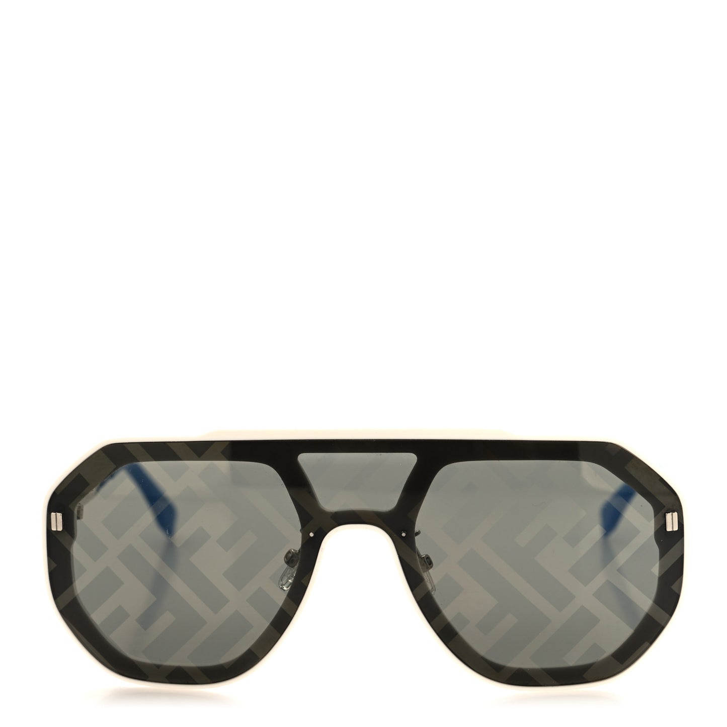 Acetate FF Aviator Sunglasses FE40006U Black Blue
