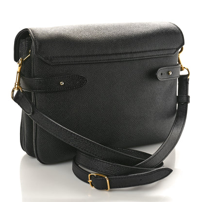 Mulberry Small Classic Grain Calfskin Belted Bayswater Satchel Black 3 of 11