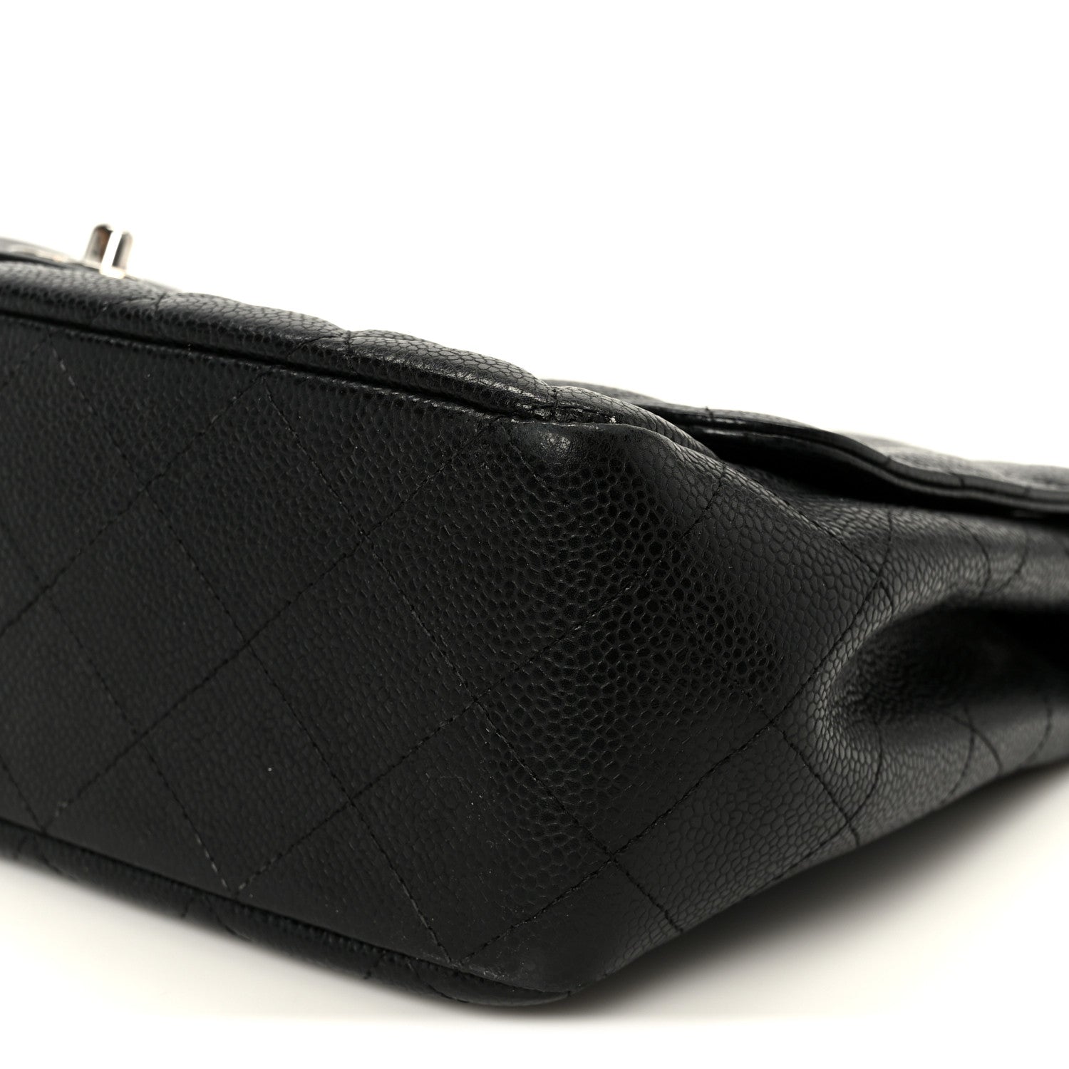 Chanel Caviar Quilted Jumbo Single Flap Black 11 of 11