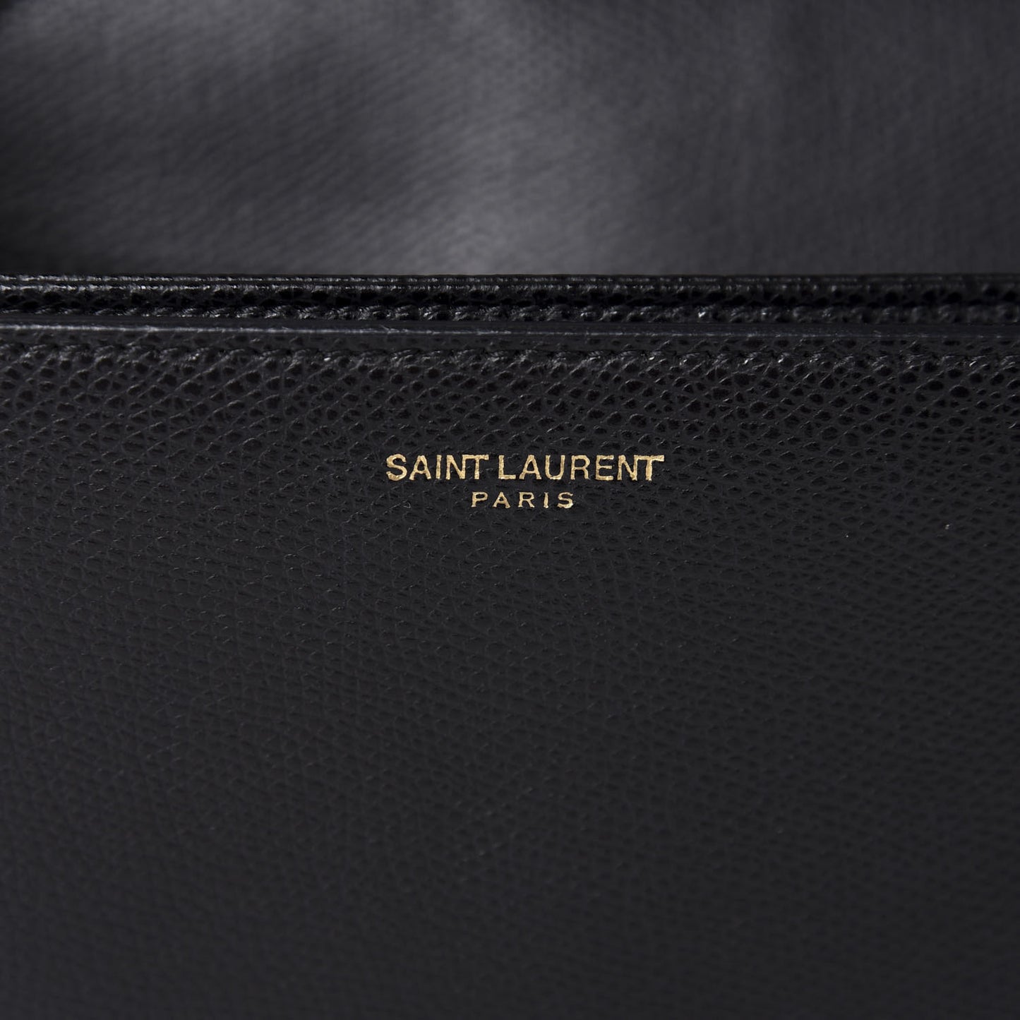 Textured Calfskin Medium Classic Monogram Universite Bag Black