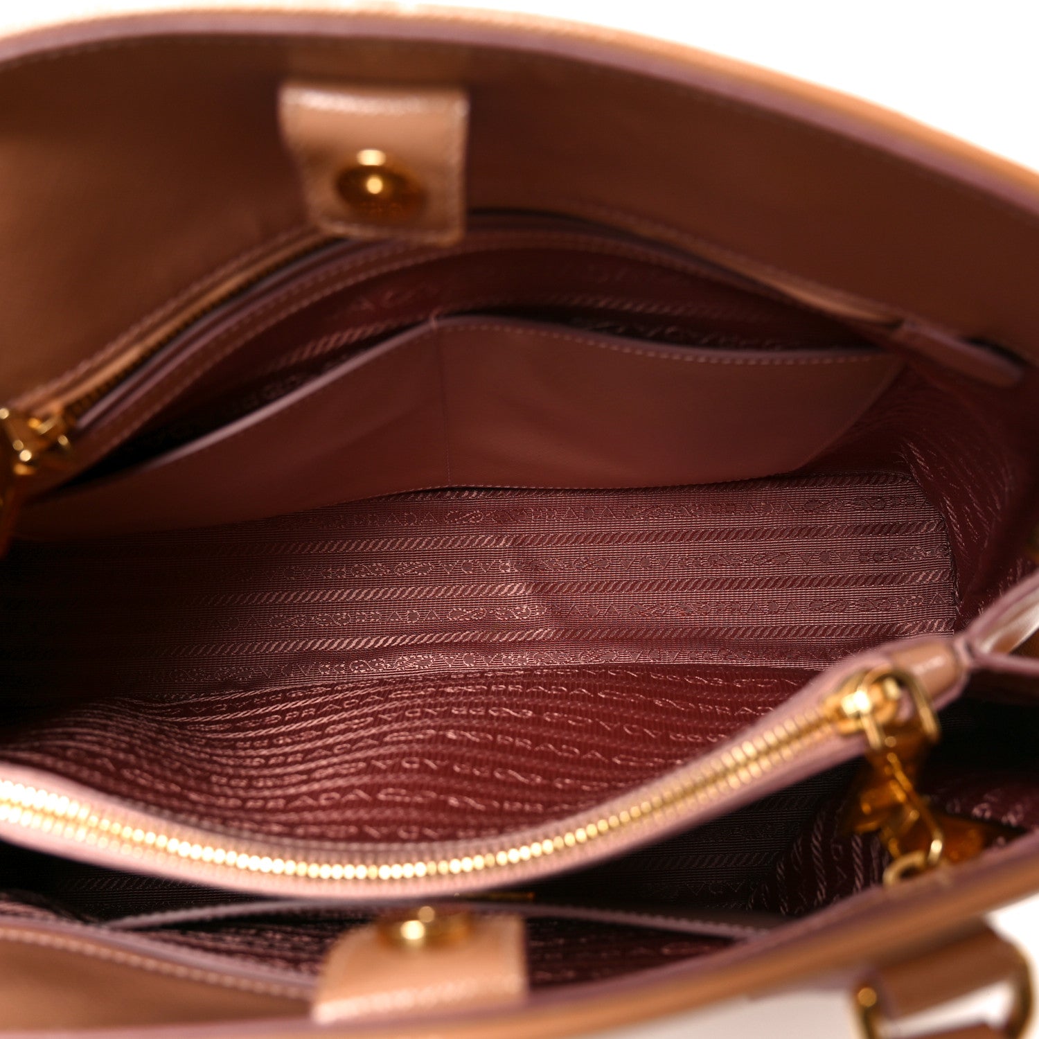 Prada Saffiano Vernice Medium Promenade Tote Orchidea 5 of 9