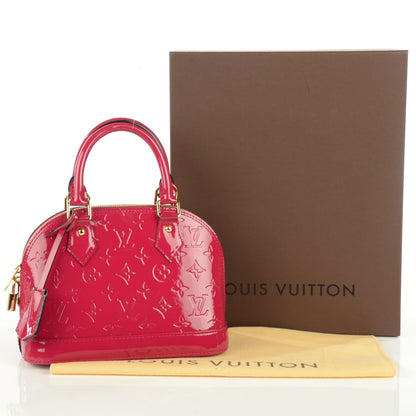 Louis Vuitton Vernis Alma BB Rose Indien 5 of 9