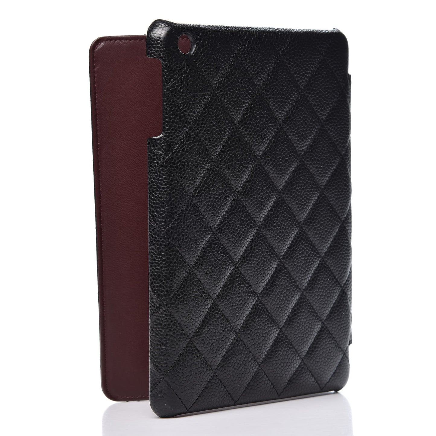 Caviar Quilted iPad Mini Case Black