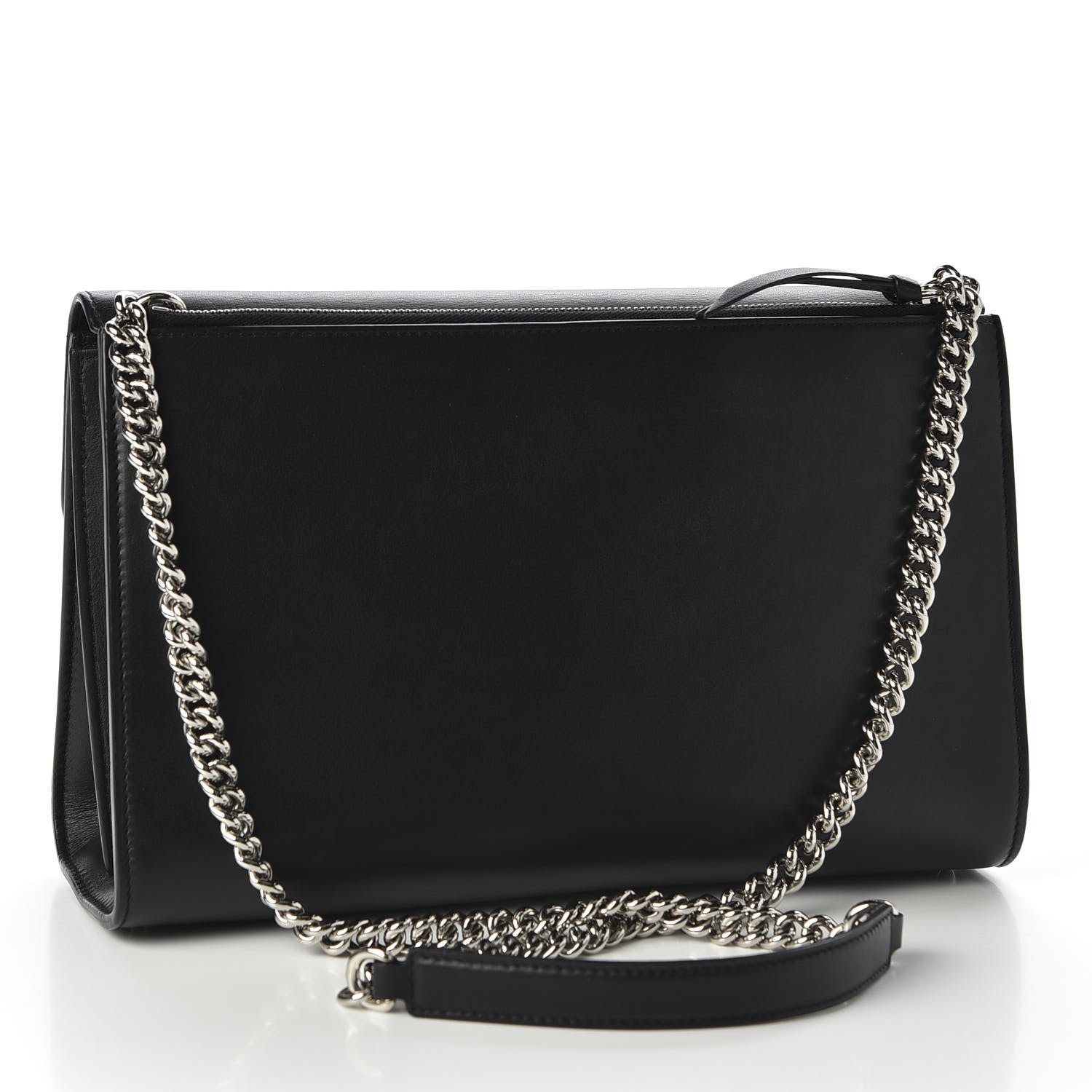 Gucci Moon Calfskin Medium Interlocking G Shoulder Bag Black 2 of 9