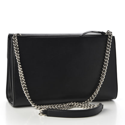 Gucci Moon Calfskin Medium Interlocking G Shoulder Bag Black 2 of 9