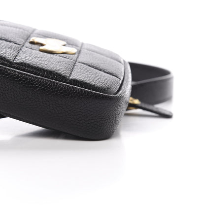 Chanel Caviar Quilted Coin Purse Belt Bag Black 9 of 10