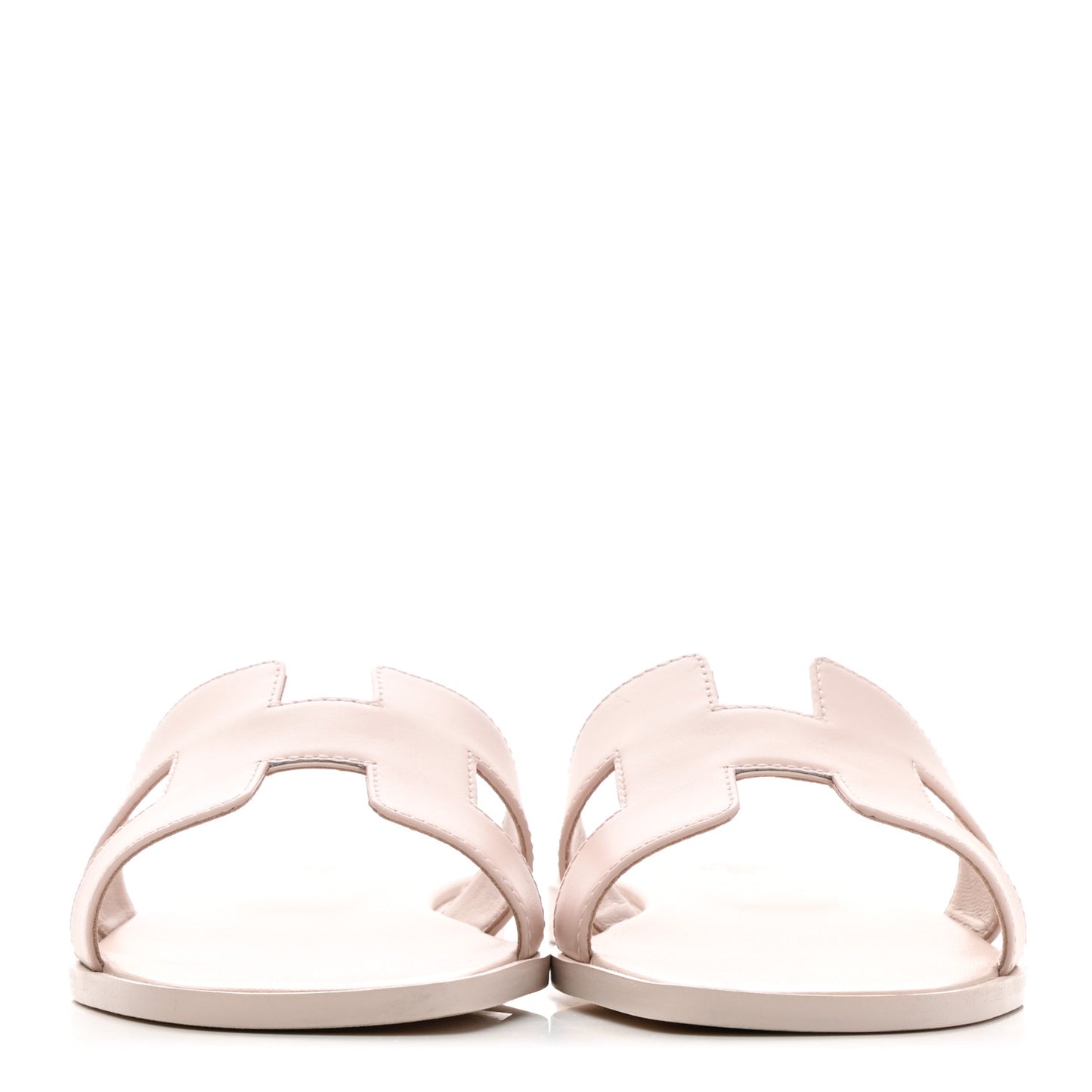 Box Calfskin Oran Sandals 38 Rose Pale