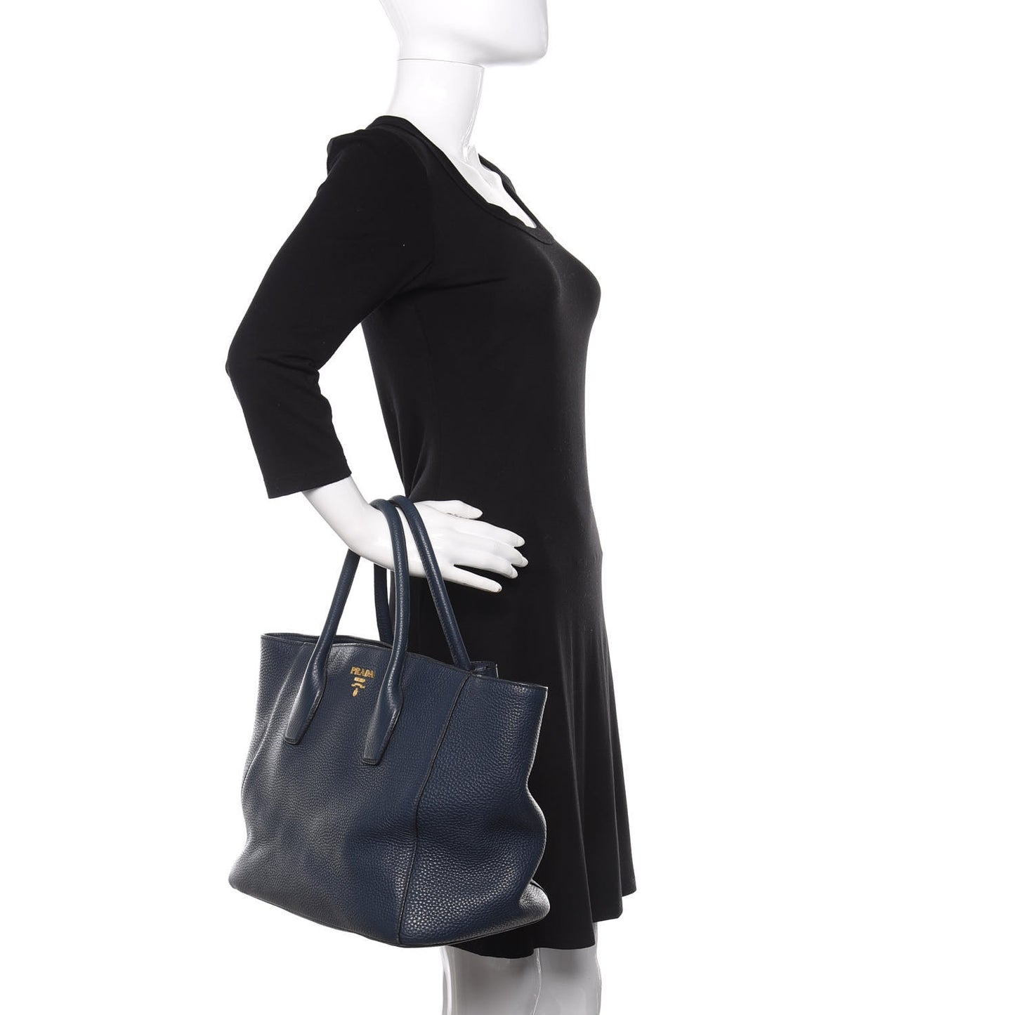 Vitello Daino Tote Bluette