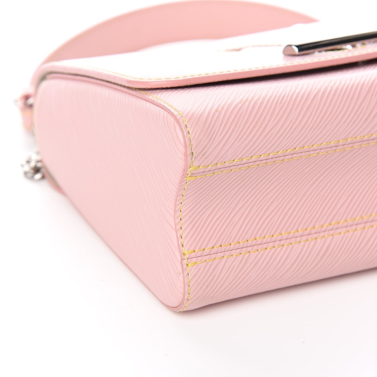 Epi Twist Shoulder Bag MM Rose Ballerine