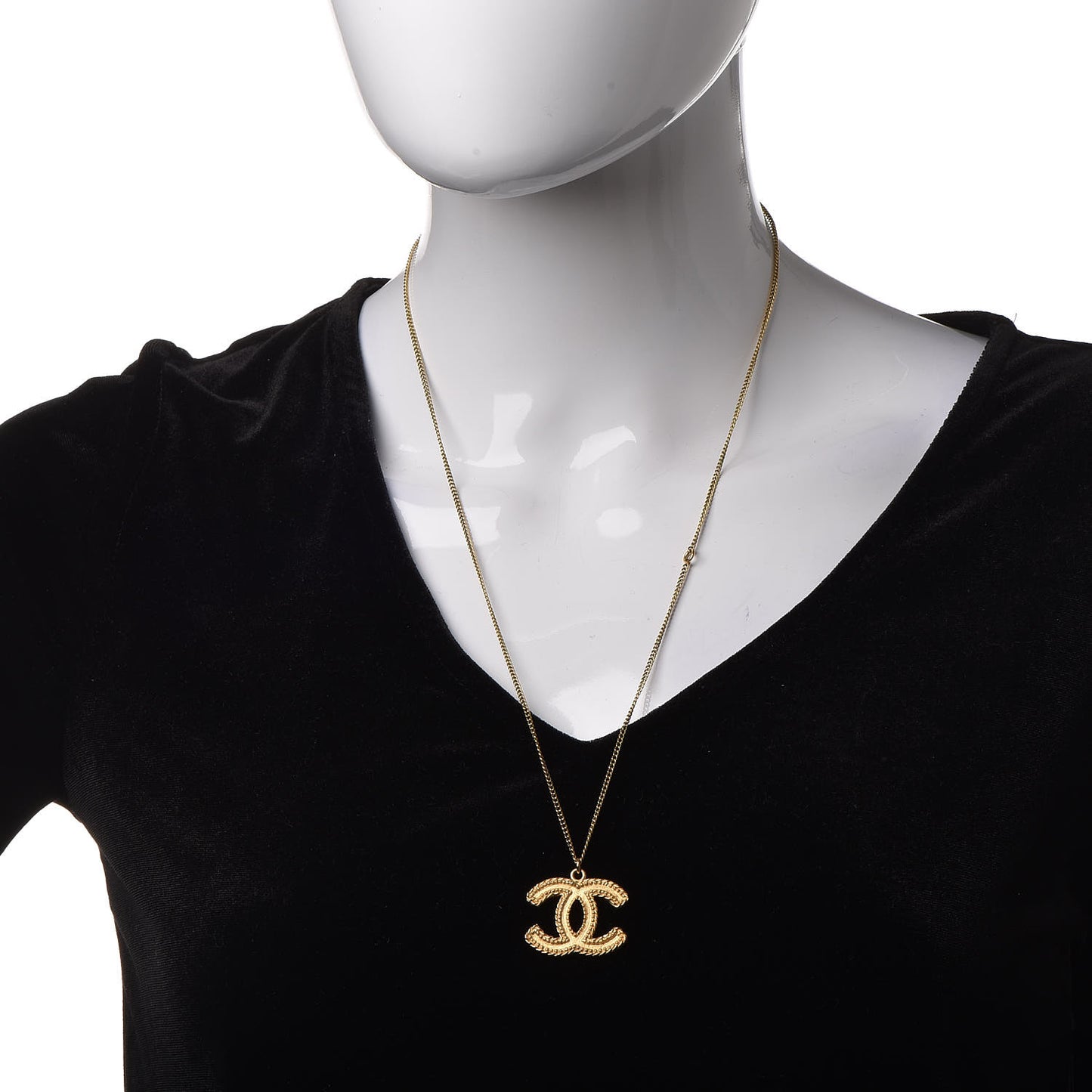 CC Necklace Matte Gold