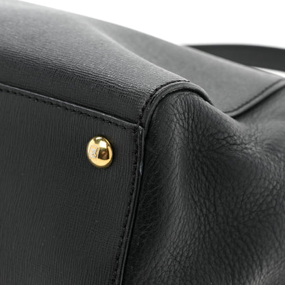 Fendi Vitello Elite Regular 2Jours Tote Black 13 of 15