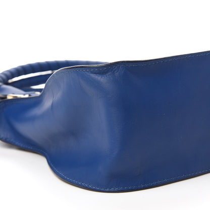 Chloe Smooth Calfskin Medium Marcie Metal Bar Trim Satchel Sea Water 6 of 10