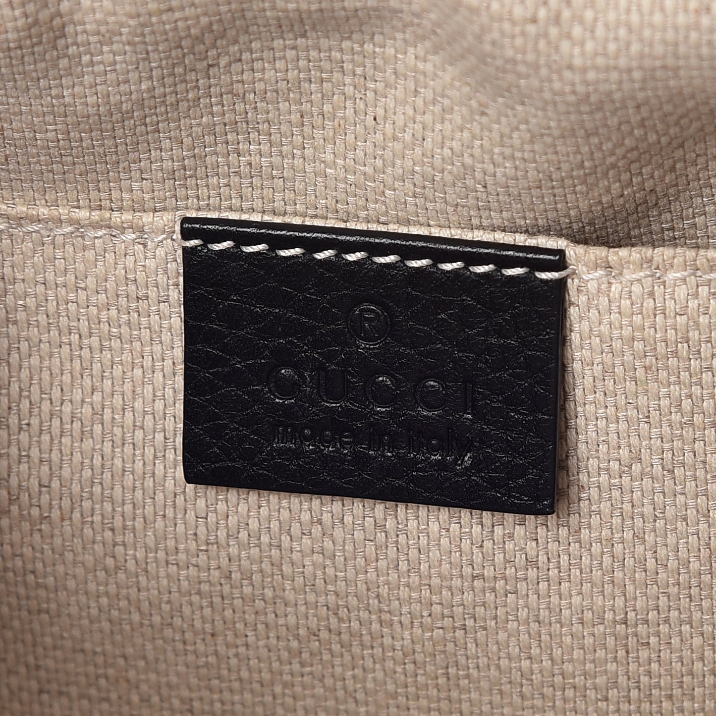 Pebbled Calfskin Small Soho Disco Bag Black