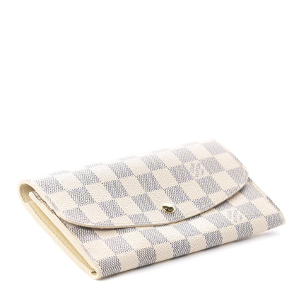 Louis Vuitton Damier Azur Emilie Wallet 3 of 5