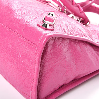 Balenciaga Agneau Classic Silver Hardware S City Rose Flamingo 11 of 12