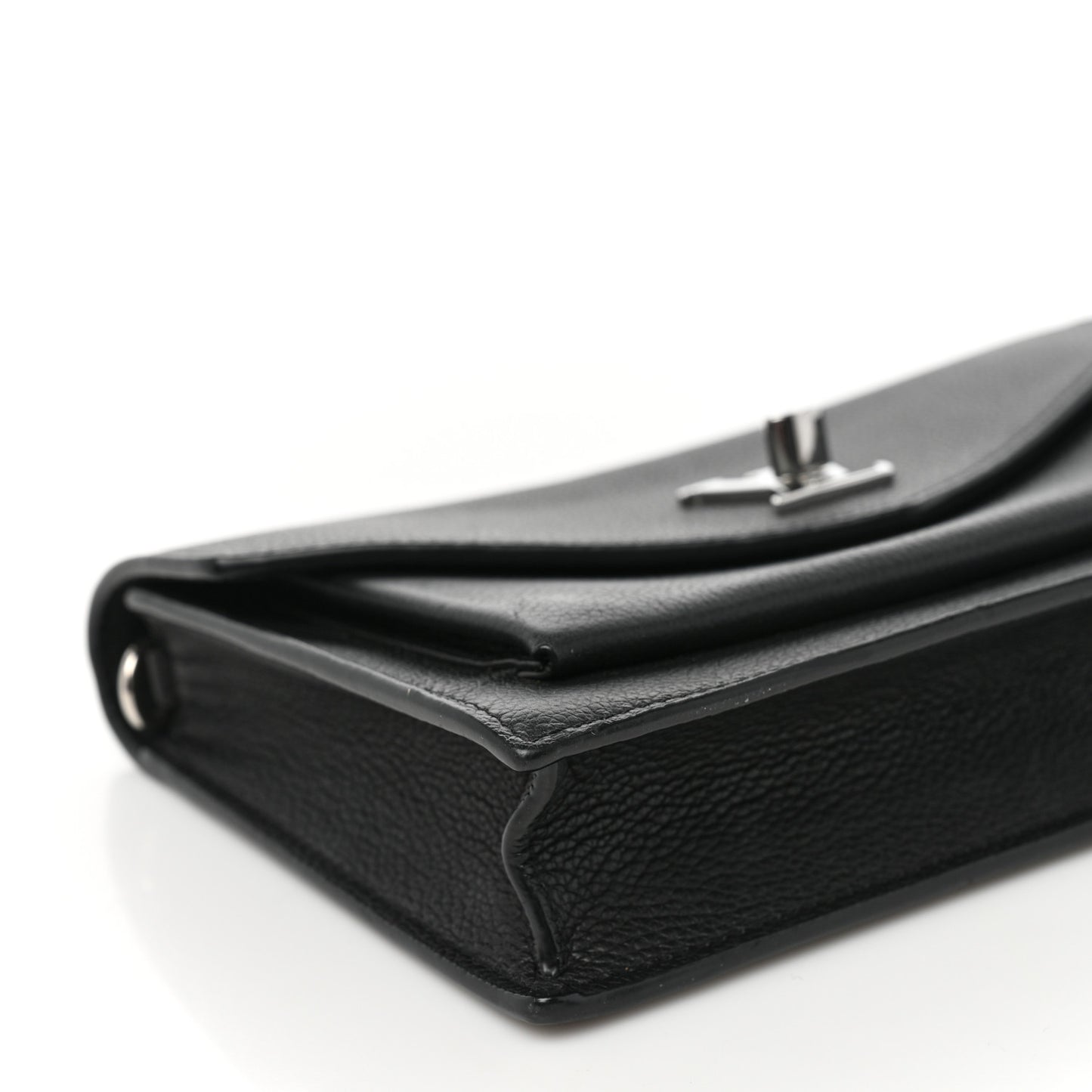 Soft Calfskin My Lockme Chain Pochette Black
