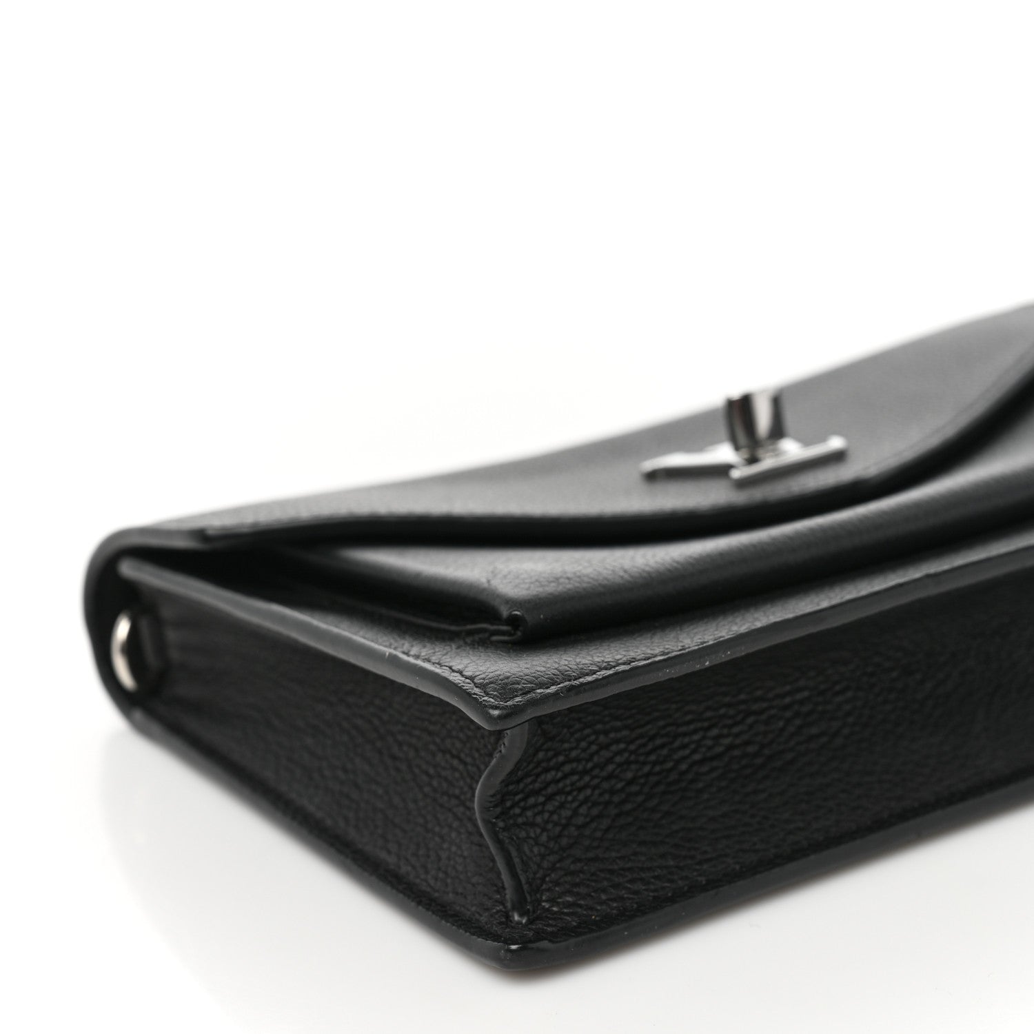 Louis Vuitton Soft Calfskin My Lockme Chain Pochette Black 7 of 9