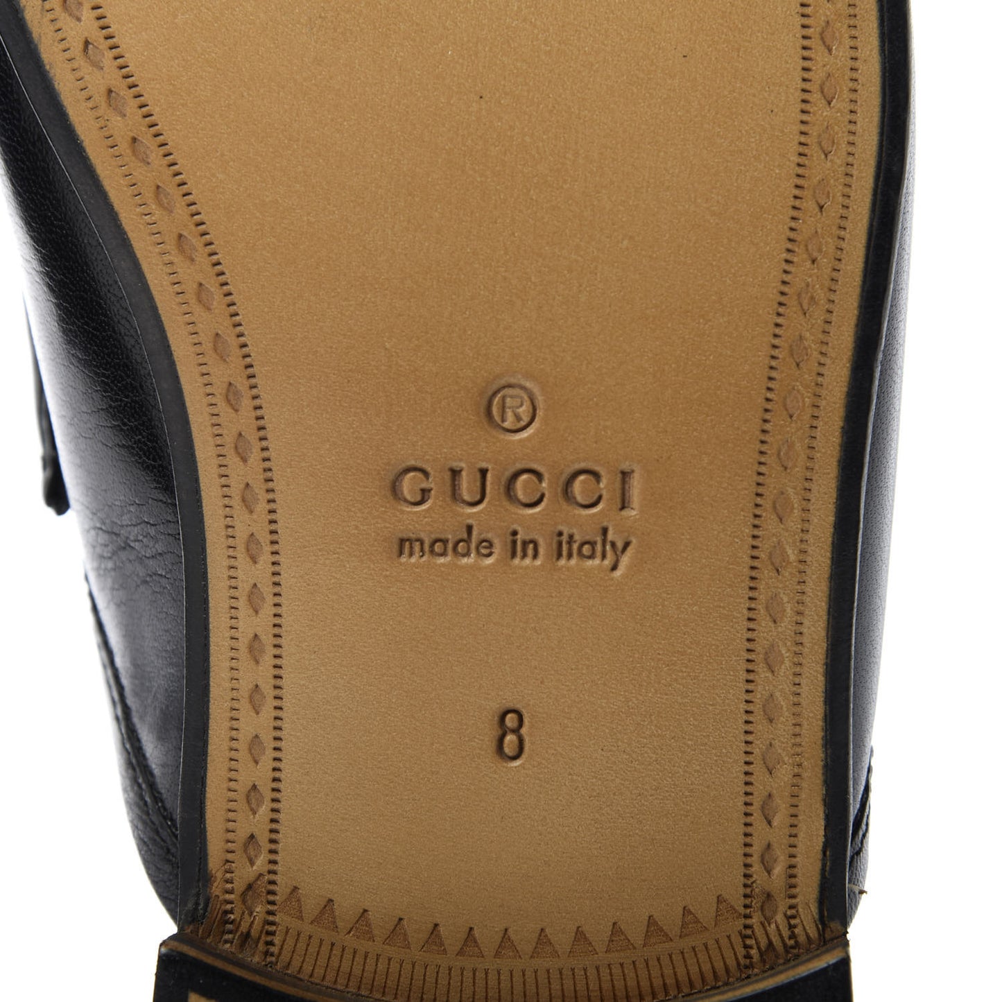 Goatskin Mens Horsebit Slippers 8 Black
