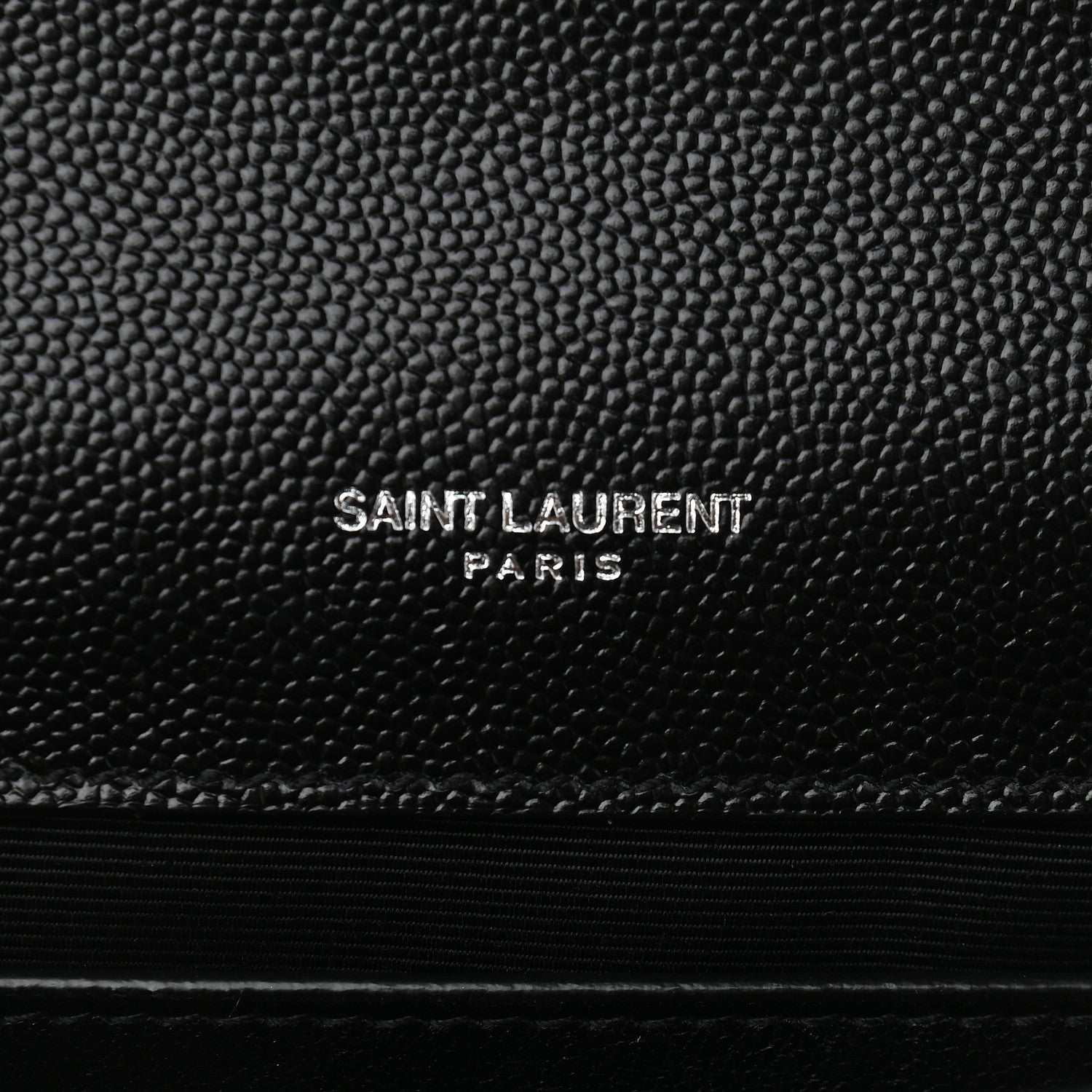 Saint Laurent Grain De Poudre Small Monogram Kate Satchel Black 6 of 9