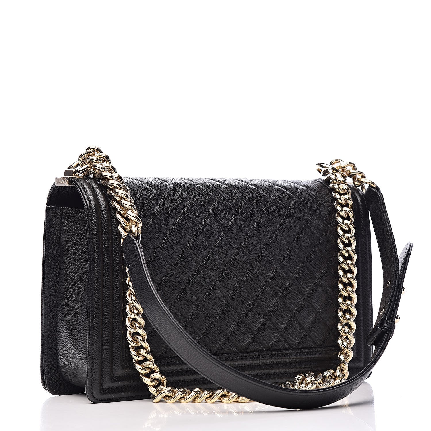Chanel Caviar Quilted New Medium Boy Flap Black 3 of 12