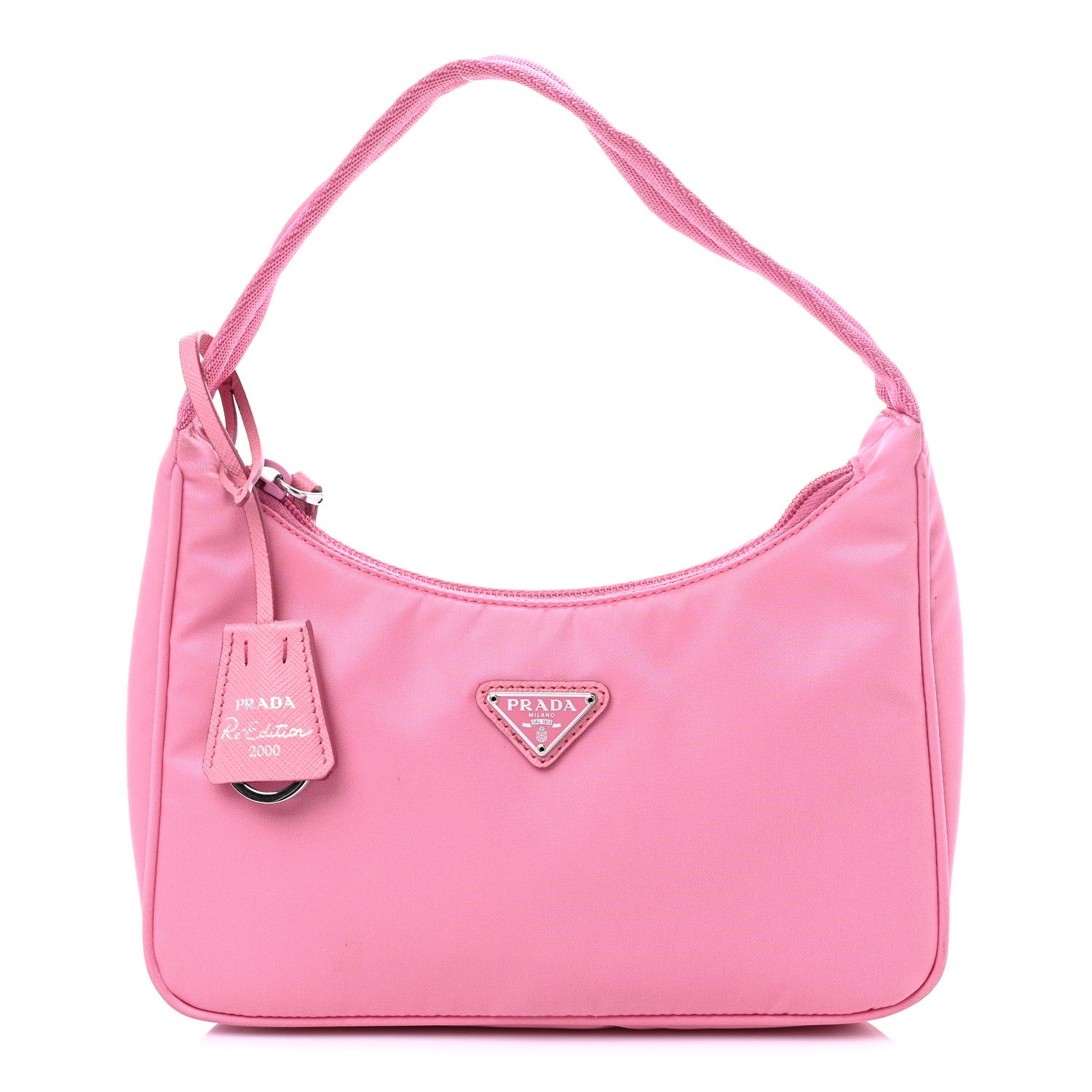 Prada Tessuto Nylon Mini Re-Edition 2000 Bag Begonia 1 of 12