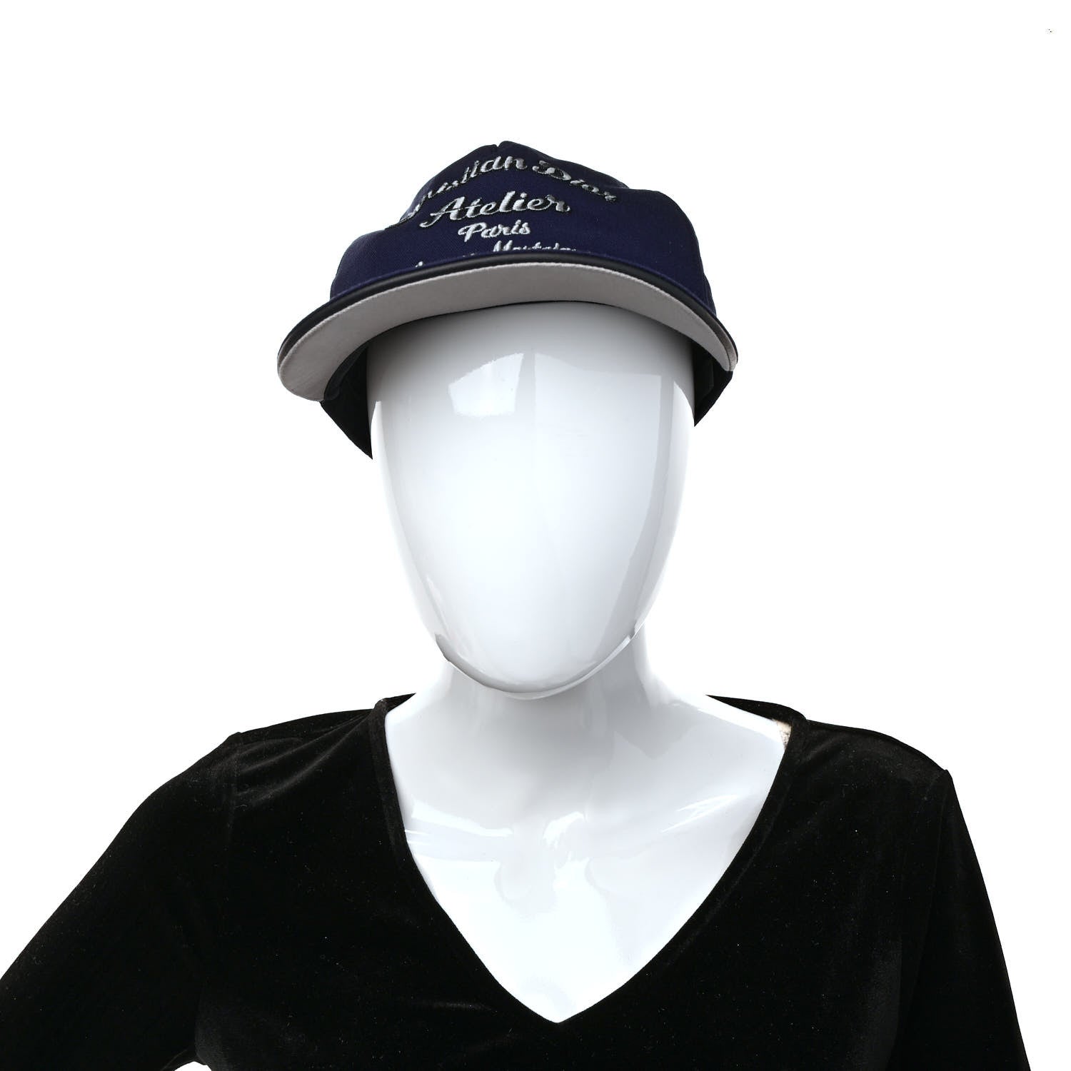Christian Dior Cotton Woven Atelier Baseball Hat L Blue 2 of 9