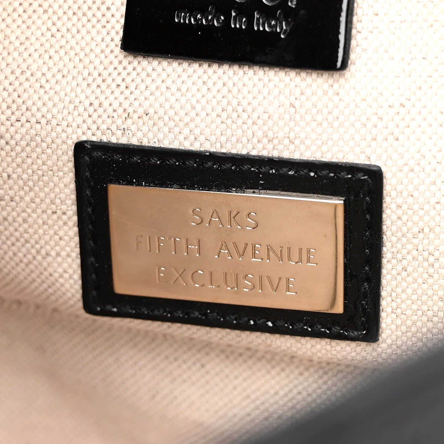 Gucci Shine Guccissima Medium Emily Chain Shoulder Bag Black 7 of 18