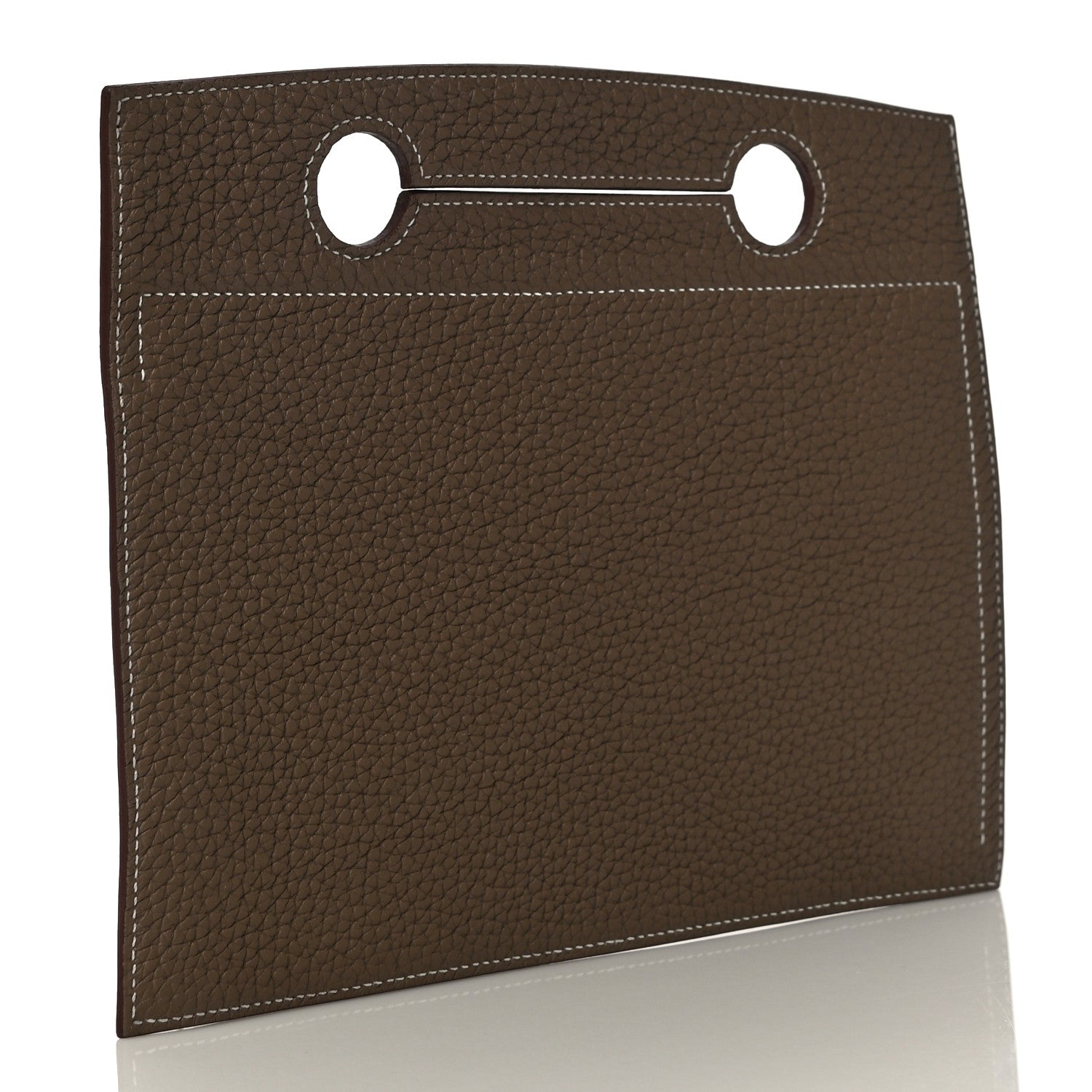 Hermes Togo Backpocket Pouch 30 Etoupe 3 of 10