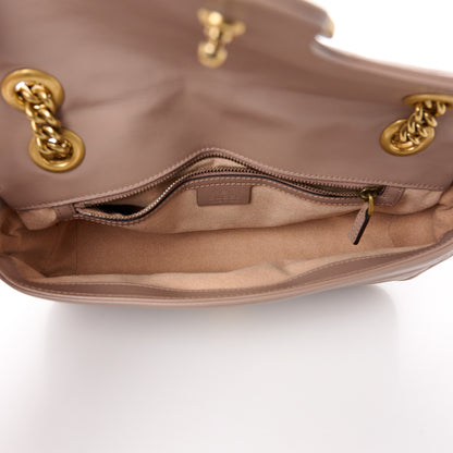 Gucci Calfskin Matelasse Small GG Marmont Shoulder Bag Porcelain Rose 5 of 11