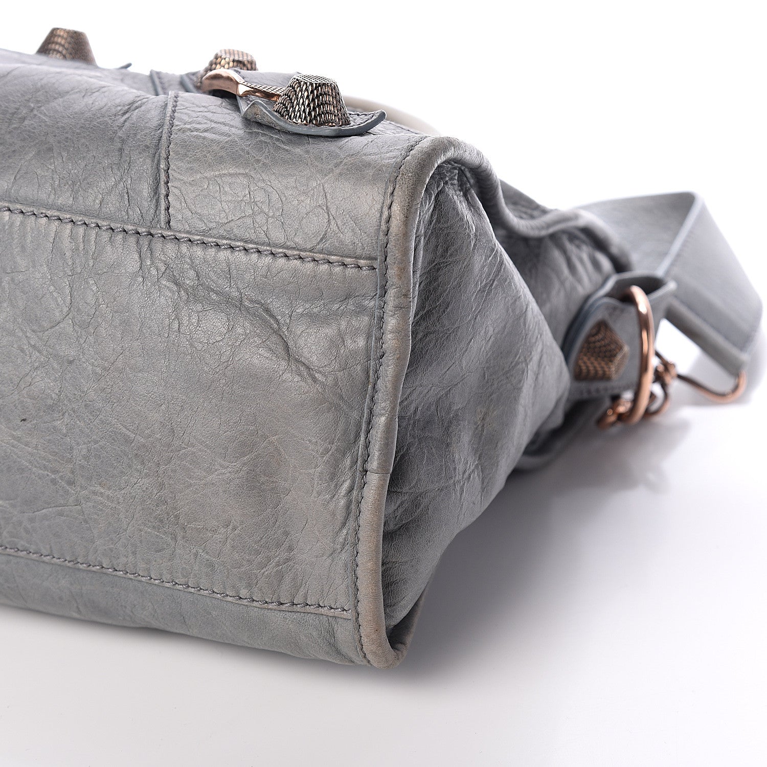 Balenciaga Agneau Giant 21 Silver Hardware City Ardoise 7 of 7