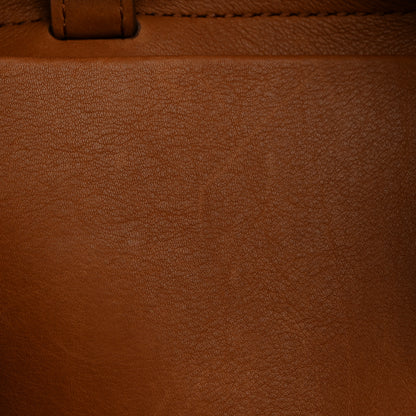 The Row Polished Saddle Calfskin Soft Margaux 10 Bag Cuir 14 of 15