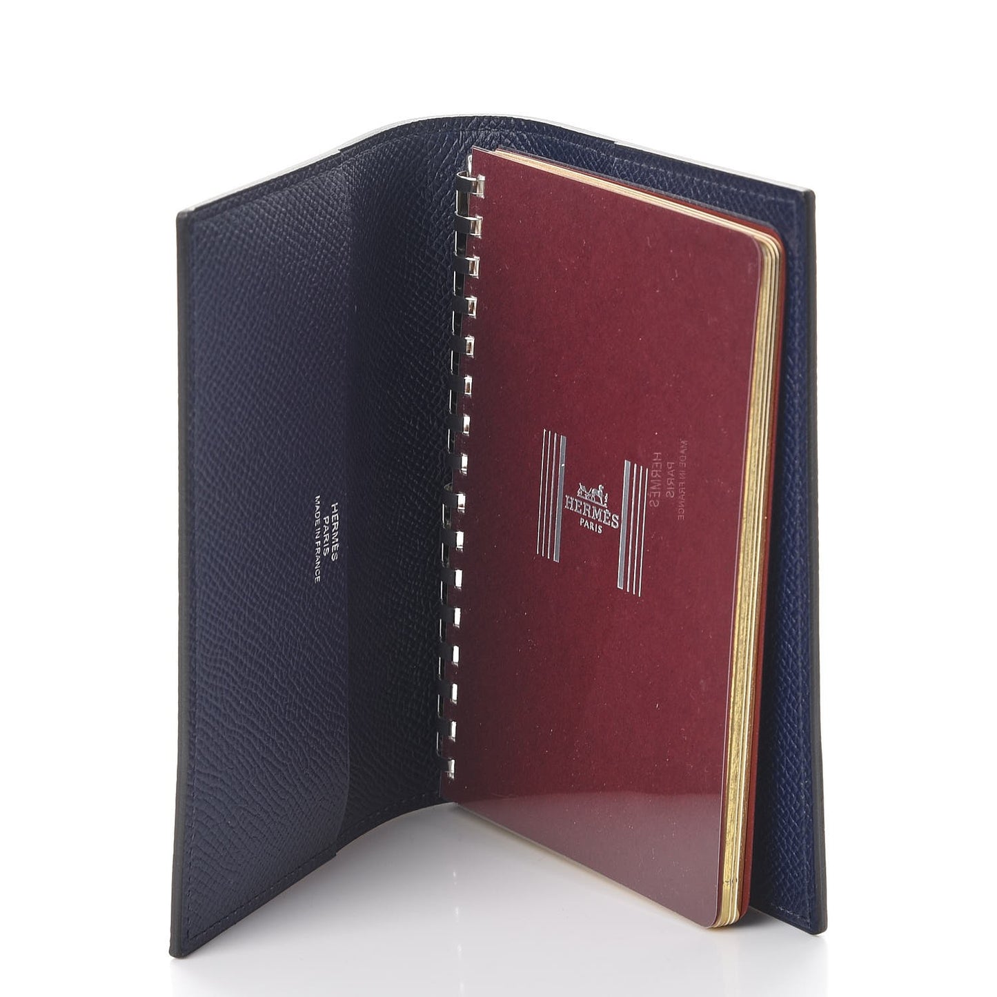 Epsom Simple Casaque Agenda Cover Bleu Saphir Rose Jaipur Feu